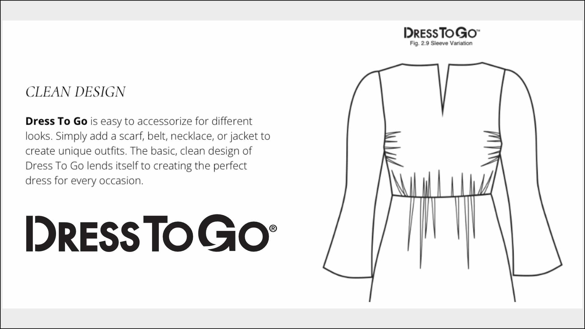 Dress To Go - Clean Design